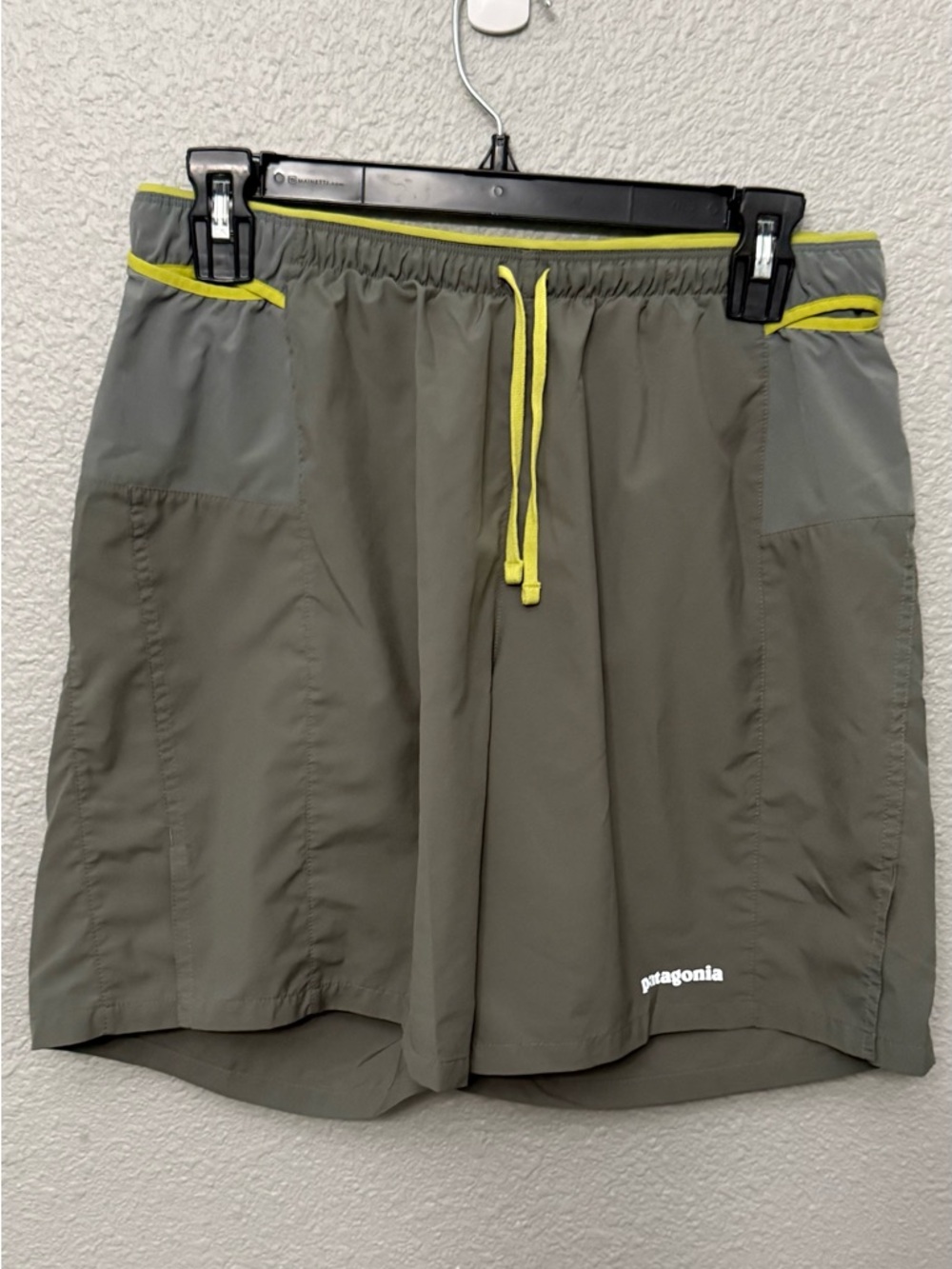 Patagonia Strider Pro Shorts on Grey size Medium 7” inseam